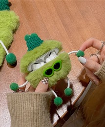 CERCA（チェルカ）の「LUON / ふわふわ モンスター  ぬいぐるみ  エアポッズ/エアポッズプロ ケース カバー AirPods 第1世代/第2世代/第3世代/pro/pro2（スマホグッズ・レディース）」