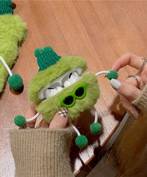 ふわふわ緑色モンスターぬいぐるみ フワフワモンスターぬい