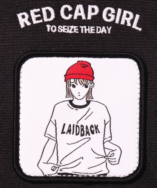 Red Cap Girl(レッドキャプガール)の「(LG)【Red Cap Girl】スクエア ショルダーバッグ(ショルダーバッグ・メンズ・ブラック×レッド/ブラック×グリーン/ブラック×ベージュ・ONE SIZE)」の13枚目の写真