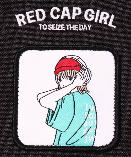Red Cap Girl(レッドキャプガール)の「(LG)【Red Cap Girl】スクエア ショルダーバッグ(ショルダーバッグ・メンズ・ブラック×レッド/ブラック×グリーン/ブラック×ベージュ・ONE SIZE)」の14枚目の写真