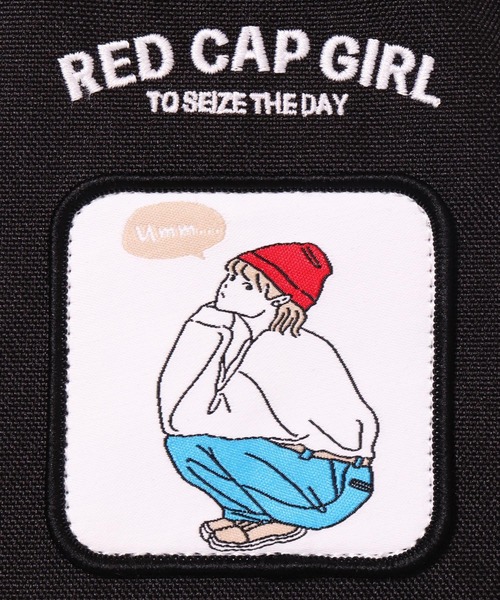 Red Cap Girl(レッドキャプガール)の「(LG)【Red Cap Girl】スクエア ショルダーバッグ(ショルダーバッグ・メンズ・ブラック×レッド/ブラック×グリーン/ブラック×ベージュ・ONE SIZE)」の15枚目の写真