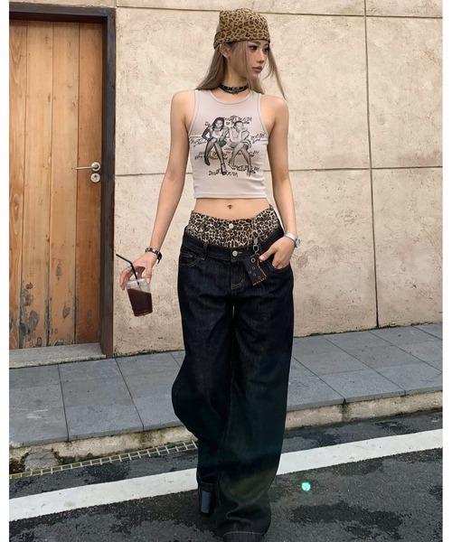 か*❤様 オススメ！デニムダンガリー☆レオパードパンツ DENIM DUNGAREEのフリマアイテム一覧