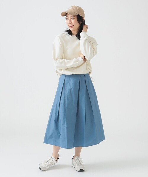 B:MING by BEAMS(ビーミングバイビームス)の「フロント タック スカート(S~M)(スカート・レディース・ネイビー/ブラウン系その他/ブルー系その他・SMALL/MEDIUM)」の21枚目の写真