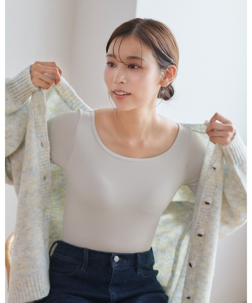 セール】【乾燥肌にサヨナラ。ヒアルロン酸加工のウォームブラトップで