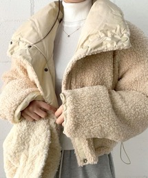 リバーシブルボアブルゾン ジャケット