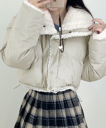 リバーシブルボアブルゾン ボア ボアアウター」に該当するブルゾン