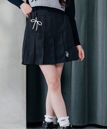 りぼんチャーム付きプリーツスカパン