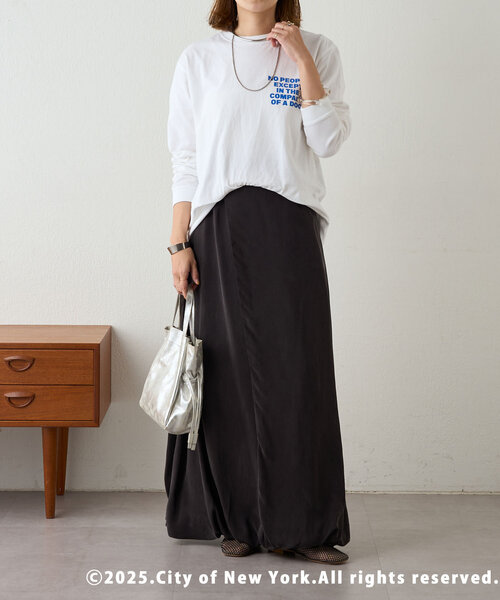 SHENERY（シーナリー）の「【GOOD ROCK SPEED】NYC ロンTee（Tシャツ/カットソー・レディース・ホワイト・FREE）」の2枚目の写真