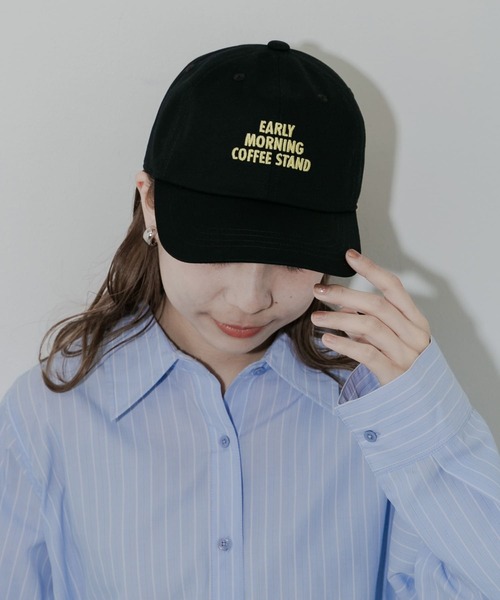 SMELLY（スメリー）の「カラーロゴキャップ（キャップ・レディース・アイボリー/ブラック/ベージュ/ネイビー・-）」の2枚目の写真