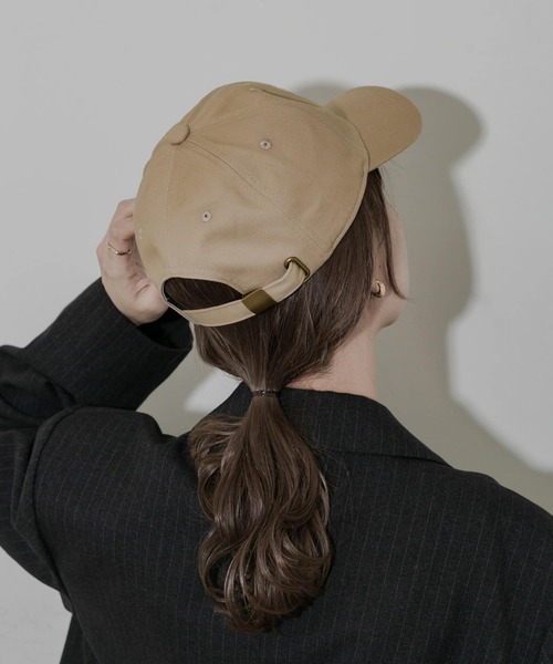 SMELLY（スメリー）の「カラーロゴキャップ（キャップ・レディース・アイボリー/ブラック/ベージュ/ネイビー・-）」の14枚目の写真