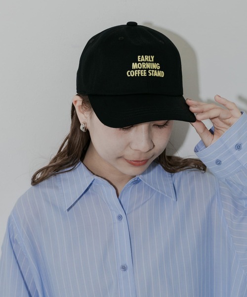 SMELLY（スメリー）の「カラーロゴキャップ（キャップ・レディース・アイボリー/ブラック/ベージュ/ネイビー・-）」の19枚目の写真