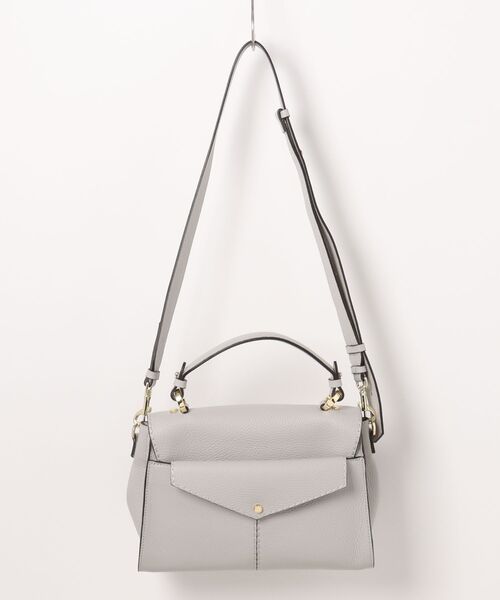 LORISTELLA(ロリステッラ)の「【LORISTELLA】シュリンクレザーフラップハンドバッグ(Q56409)(ハンドバッグ・レディース・グレイッシュベージュ/ブラウン/ライトグレー・ALL)」の13枚目の写真