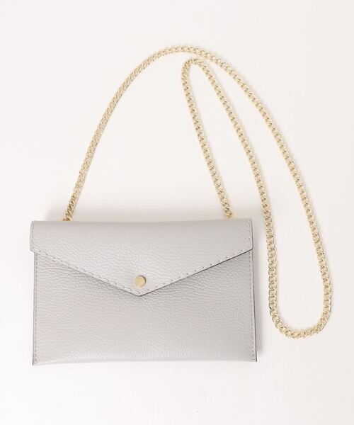 LORISTELLA(ロリステッラ)の「【LORISTELLA】シュリンクレザーフラップハンドバッグ(Q56409)(ハンドバッグ・レディース・グレイッシュベージュ/ブラウン/ライトグレー・ALL)」の16枚目の写真