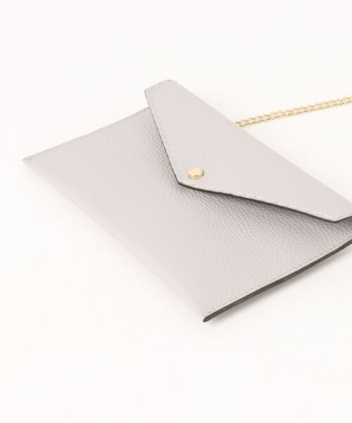 LORISTELLA(ロリステッラ)の「【LORISTELLA】シュリンクレザーフラップハンドバッグ(Q56409)(ハンドバッグ・レディース・グレイッシュベージュ/ブラウン/ライトグレー・ALL)」の17枚目の写真