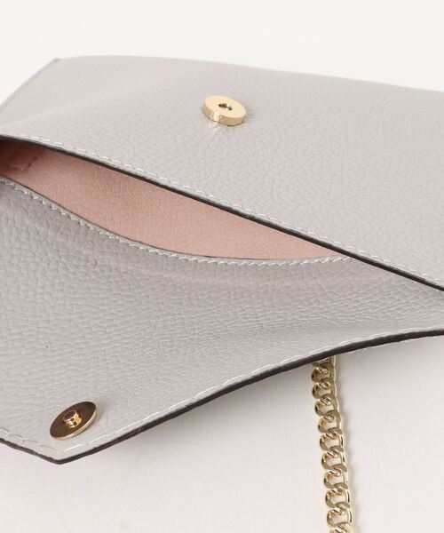 LORISTELLA(ロリステッラ)の「【LORISTELLA】シュリンクレザーフラップハンドバッグ(Q56409)(ハンドバッグ・レディース・グレイッシュベージュ/ブラウン/ライトグレー・ALL)」の18枚目の写真