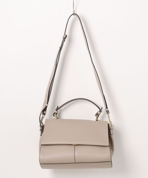 LORISTELLA(ロリステッラ)の「【LORISTELLA】シュリンクレザーフラップハンドバッグ(Q56409)(ハンドバッグ・レディース・グレイッシュベージュ/ブラウン/ライトグレー・ALL)」の11枚目の写真