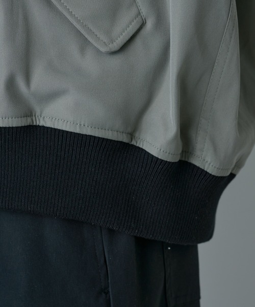 COLONY 2139（コロニートゥーワンスリーナイン）の「ドライツイルMA1（MA-1・メンズ・カーキ/ブラック・LARGE/MEDIUM）」の9枚目の写真