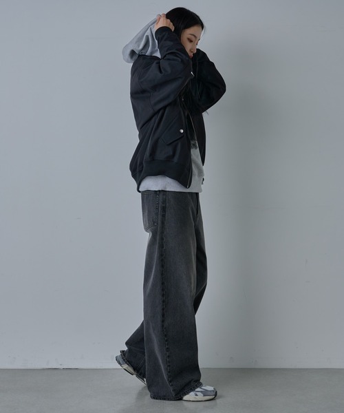 COLONY 2139（コロニートゥーワンスリーナイン）の「ドライツイルMA1（MA-1・メンズ・カーキ/ブラック・LARGE/MEDIUM）」の22枚目の写真