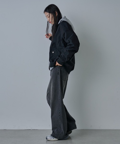 COLONY 2139（コロニートゥーワンスリーナイン）の「ドライツイルMA1（MA-1・メンズ・カーキ/ブラック・LARGE/MEDIUM）」の20枚目の写真