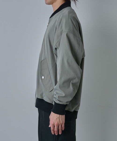 COLONY 2139（コロニートゥーワンスリーナイン）の「ドライツイルMA1（MA-1・メンズ・カーキ/ブラック・LARGE/MEDIUM）」の5枚目の写真