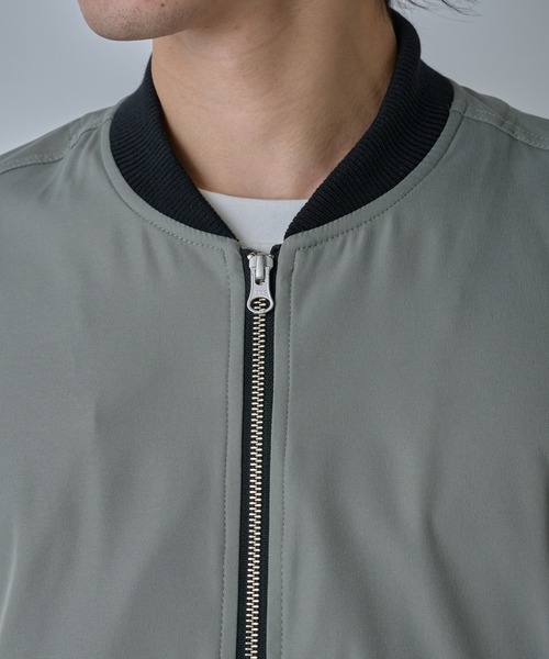 COLONY 2139（コロニートゥーワンスリーナイン）の「ドライツイルMA1（MA-1・メンズ・カーキ/ブラック・LARGE/MEDIUM）」の7枚目の写真