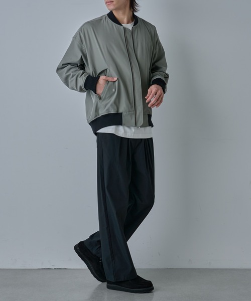 COLONY 2139（コロニートゥーワンスリーナイン）の「ドライツイルMA1（MA-1・メンズ・カーキ/ブラック・LARGE/MEDIUM）」の3枚目の写真