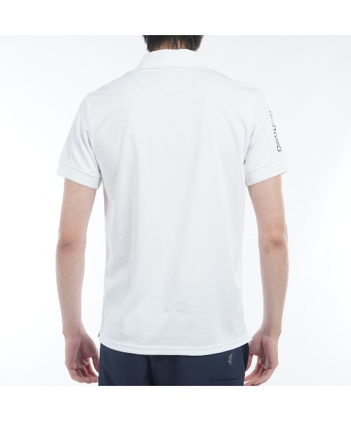 Admiral Golf（アドミラル　ゴルフ）の「ﾌﾗｯｸﾞﾎﾟﾛｼｬﾂ（ポロシャツ・メンズ・ホワイト/ネイビー/ブラック・LL/L/M）」の6枚目の写真