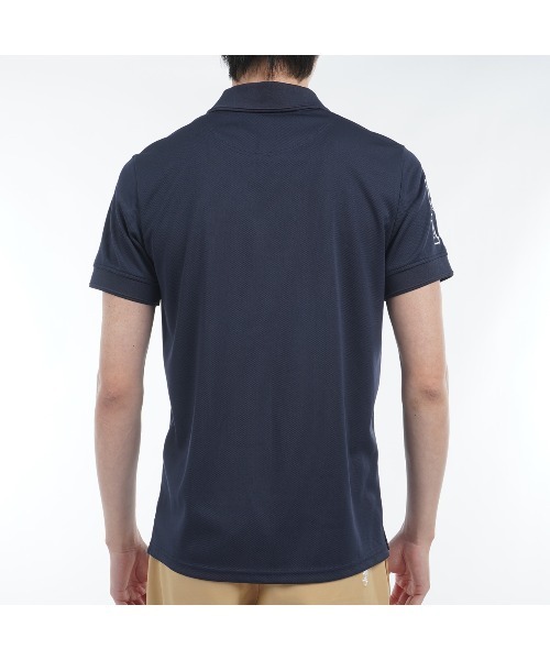Admiral Golf（アドミラル　ゴルフ）の「ﾌﾗｯｸﾞﾎﾟﾛｼｬﾂ（ポロシャツ・メンズ・ホワイト/ネイビー/ブラック・LL/L/M）」の18枚目の写真