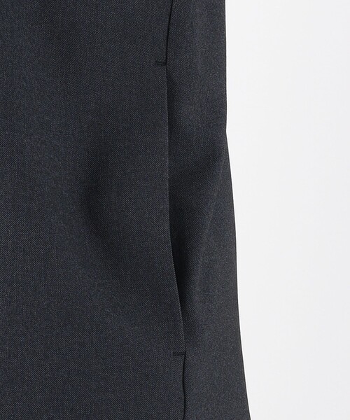 green label relaxing（グリーンレーベルリラクシング）の「A+ PEシャークスキン 1B ノーカラー ジャケット -ウォッシャブル・ストレッチ・防シワ-（ノーカラージャケット・メンズ・ブラウン/ネイビー・S/M/L/XL）」の6枚目の写真