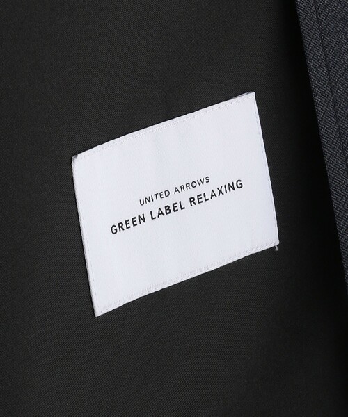 green label relaxing（グリーンレーベルリラクシング）の「A+ PEシャークスキン 1B ノーカラー ジャケット -ウォッシャブル・ストレッチ・防シワ-（ノーカラージャケット・メンズ・ブラウン/ネイビー・S/M/L/XL）」の9枚目の写真