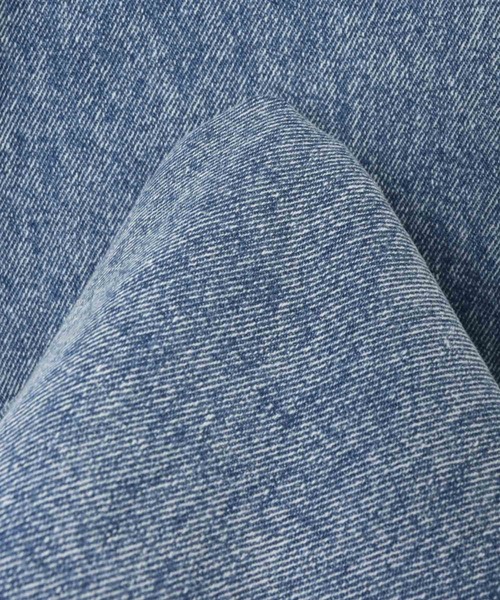 Freesia by andme(フリージアバイアンドミー)の「タックデニムワイドパンツ(デニムパンツ・レディース・ブラック系その他/ケミカルウォッシュ・L/M)」の7枚目の写真