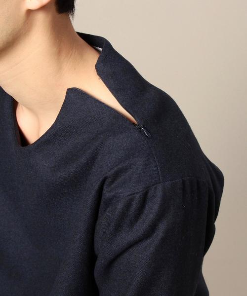 MONKEY TIME（モンキータイム）の「＜monkey time＞ STRC W/N P/O SHT/シャツ（シャツ/ブラウス・メンズ・グレー/ネイビー・LARGE/MEDIUM/X-LARGE/SMALL）」の3枚目の写真