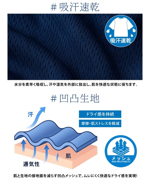 FILA(フィラ)の「FILA フィラ ブランド ロゴ 刺繍 ワンポイント グラデーション プリント 吸汗速乾 クルーネック 半袖 Tシャツ(Tシャツ/カットソー・メンズ・ネイビー/ブラック/ホワイト・LL/M/L)」の11枚目の写真