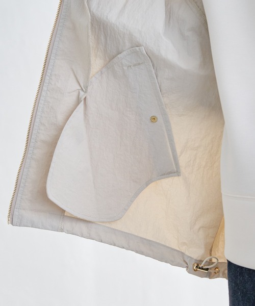 ikka(イッカ)の「ミドル丈リブブルゾン(ブルゾン・レディース・チャコールグレー/オフホワイト・M/L/S)」の20枚目の写真