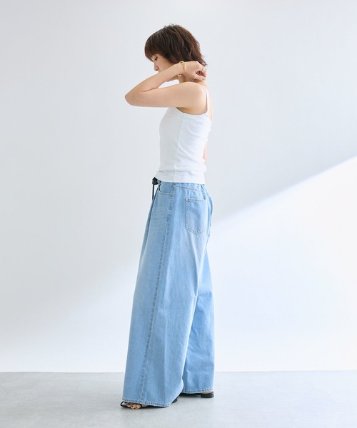 RIVE DROITE（リヴドロワ）の「【MYSELFbyRD（マイセルフバイリヴドロワ）】クラシックキャミ（キャミソール・レディース・チャコールグレー/ブラック/ホワイト・FREE）」の17枚目の写真