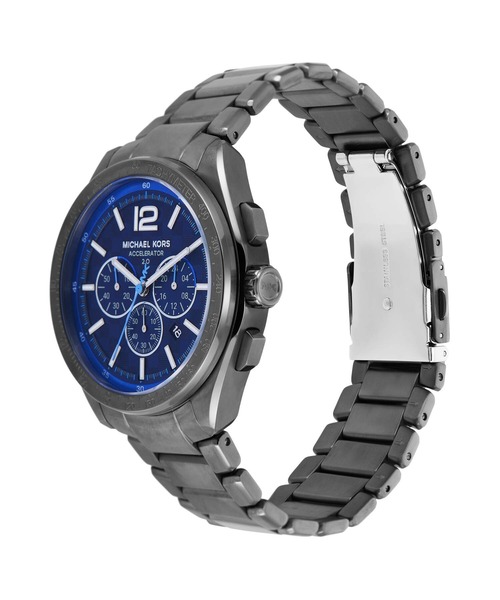 MICHAEL KORS(マイケルコース)の「マイケル・コース 腕時計 メンズ アナログ ステンレス MK9178(アナログ腕時計・メンズ・ガンメタ・FREE)」の3枚目の写真