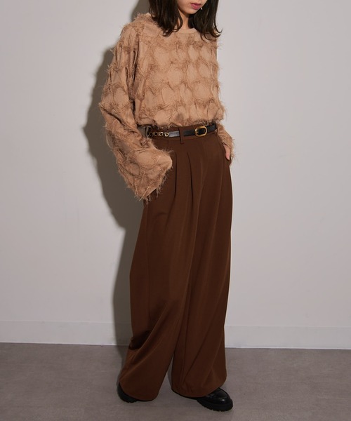 AULENTTI（オウレンティ）の「【AULENTTI】チェーンデザインベルト TI-05-20-TI（ベルト・レディース・ブラウン/ブラック・S/XS/M）」の12枚目の写真