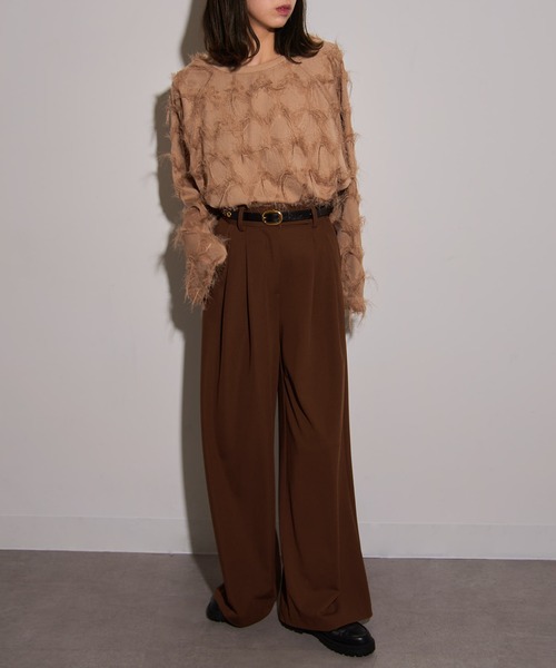 AULENTTI（オウレンティ）の「【AULENTTI】チェーンデザインベルト TI-05-20-TI（ベルト・レディース・ブラウン/ブラック・S/XS/M）」の13枚目の写真