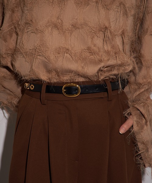 AULENTTI（オウレンティ）の「【AULENTTI】チェーンデザインベルト TI-05-20-TI（ベルト・レディース・ブラウン/ブラック・S/XS/M）」の19枚目の写真