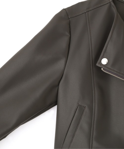 JILL by JILLSTUART - みつりす♡ジルバイジルスチュアート♡ノーカラー♡ライダース ジャケット♡ ノーカラーライダース | JILL by JILL STUART（ジル バイ ジル