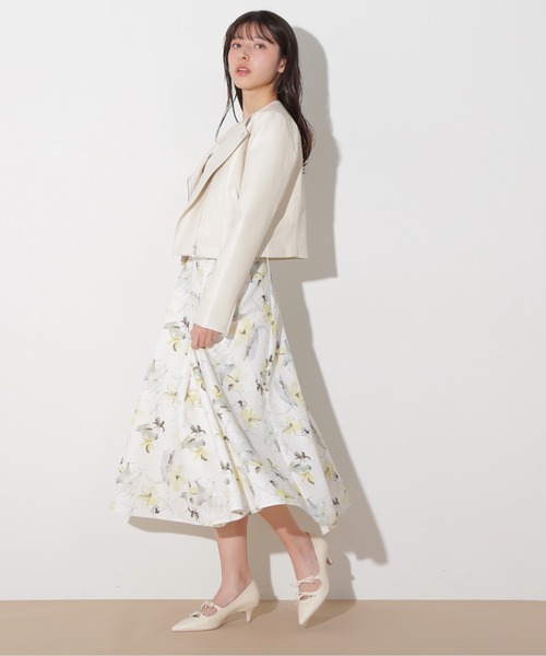 JILL by JILL STUART（ジルバイジルスチュアート）の「ノーカラーライダース（ライダースジャケット・レディース・ホワイト系その他/ベージュ系その他/グレー系その他・S/M）」の18枚目の写真