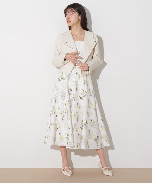 JILL by JILL STUART（ジルバイジルスチュアート）の「ノーカラーライダース（ライダースジャケット・レディース・ホワイト系その他/ベージュ系その他/グレー系その他・S/M）」の16枚目の写真