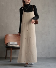 sakishimatokyo | フラワー刺繍 キャミワンピース/flower(ワンピース)