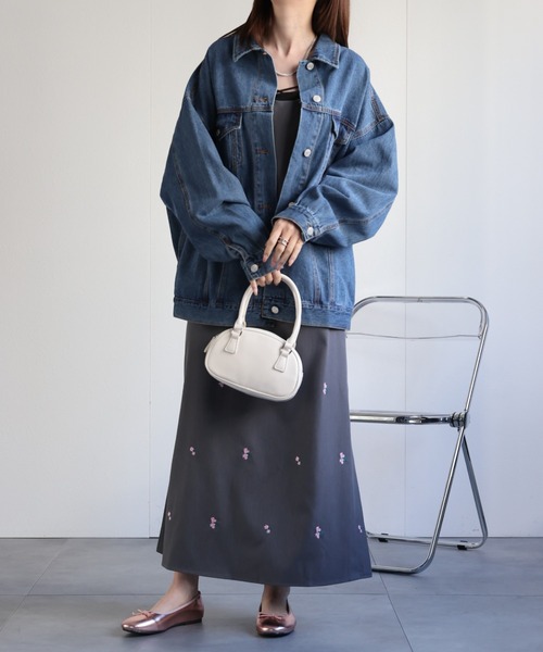 sakishimatokyo（サキシマトーキョー）の「フラワー刺繍 キャミワンピース/flower（ワンピース・レディース・グレー/ベージュ/ネイビー・FREE）」の22枚目の写真