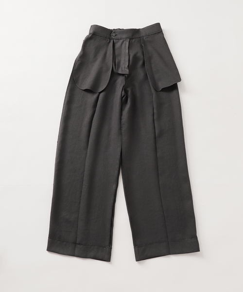 journal standard L'essage(ジャーナルスタンダードレサージュ)の「アイアスタックパンツ(スラックス・レディース・チャコールグレー/ベージュ・36/38)」の21枚目の写真