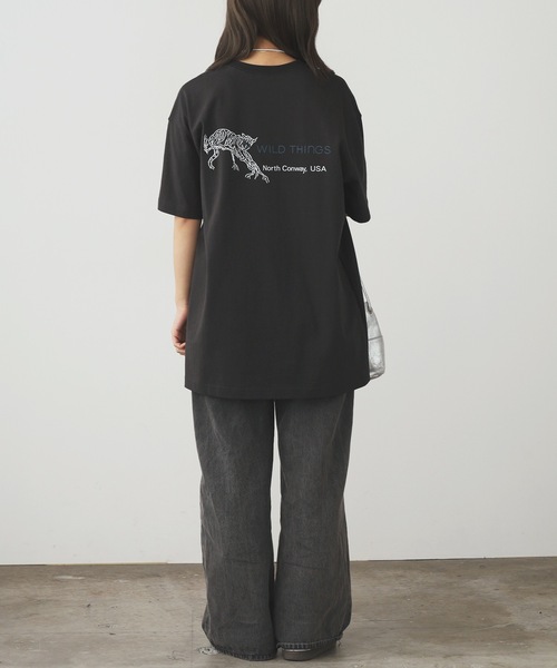 WILD THINGS（ワイルドシングス）の「WILD THINGS/ワイルドシングス ARCHIVE TEE "WILD CAT" Tシャツ（Tシャツ/カットソー・メンズ・ホワイト/チャコール・M/L/XL）」の11枚目の写真