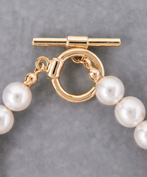 UNITED ARROWS（ユナイテッドアローズ）の「チャーム イミテーションパール ブレスレット（ブレスレット・レディース・その他3/その他2/その他1・FREE）」の6枚目の写真