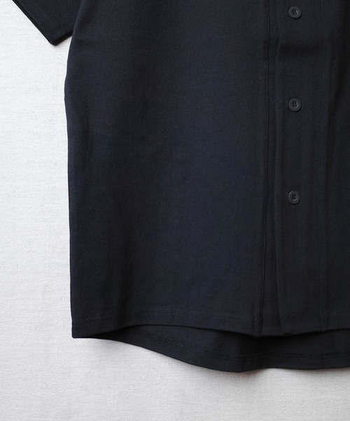 United Athle（ユナイテッドアスレ）の「【CBT1】【United Athle】8.5オンス コットン ジャージー ベースボールシャツ 4982（シャツ/ブラウス・メンズ・アッシュグレー/ブラック・X-LARGE/LARGE/MEDIUM）」の6枚目の写真