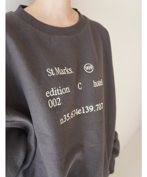 セール】【THE C】 POINT SWEATSHIRTS/ポイントスウェット（スウェット