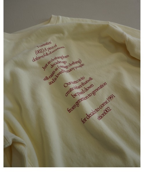 CREDONA(クレドナ)の「【THE C】 POINT SWEATSHIRTS/ポイントスウェット(スウェット・レディース・グレー/チャコールグレー/イエロー・FREE)」の12枚目の写真